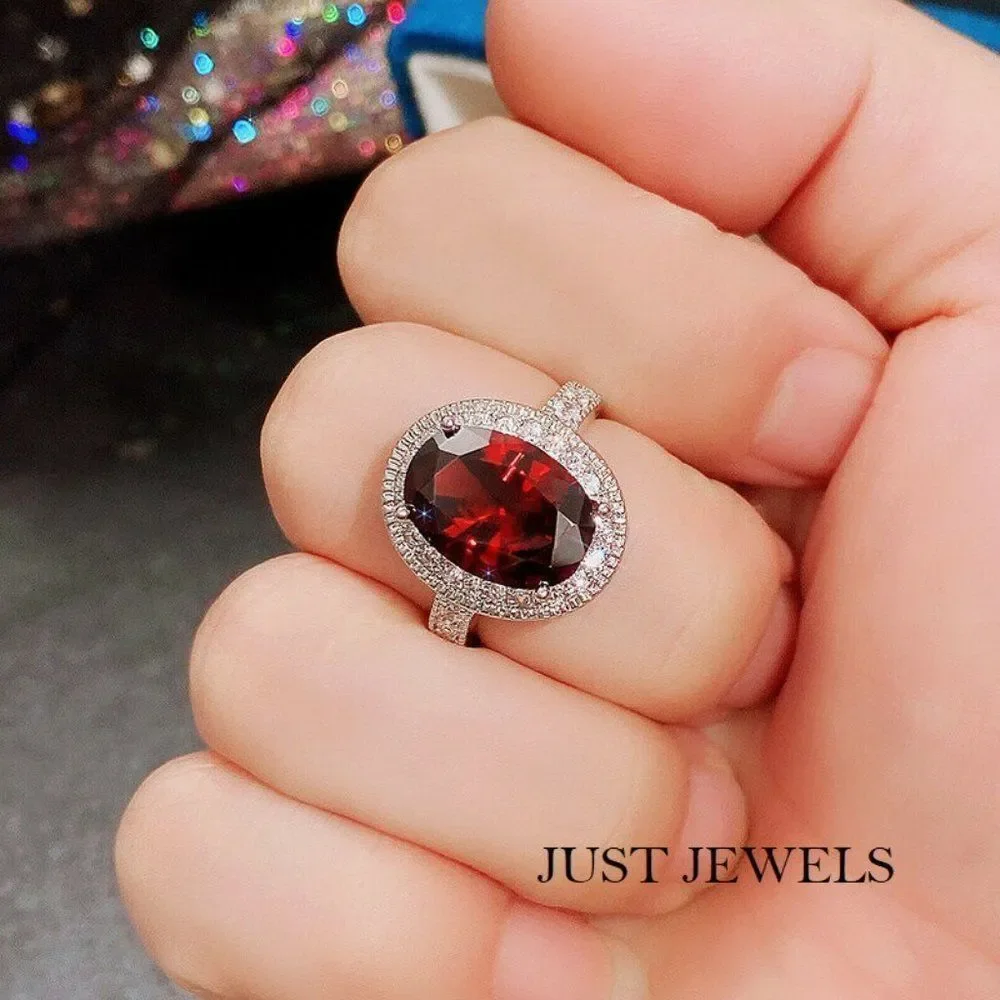 DENKAYS BRIDAL ENGAGMENT WEDDING RING ROUND RUBY  CUT